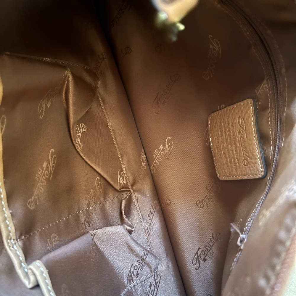 Fossil tan Leather Shoulder boho bohemian style Bag - Picture 2 of 5
